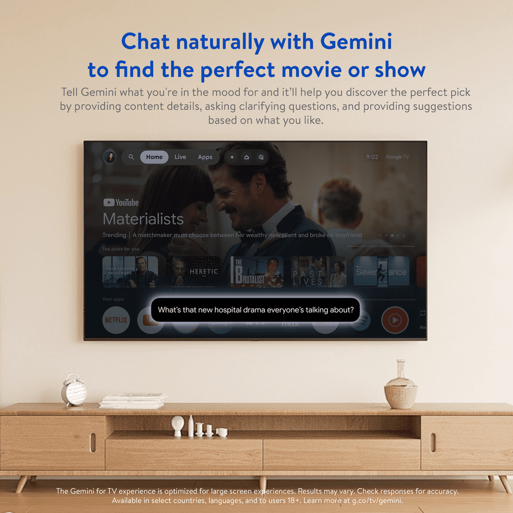 onn 4K Pro Streaming Device, Google TV with Gemini (NEW 2026 Model) - Ultra-fast Streaming, Stunning 4K UHD, 32GB Storage, 3GB RAM, Dolby Vision &