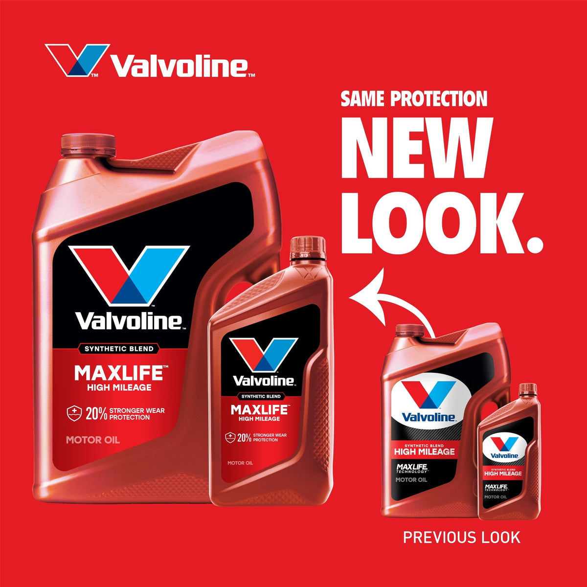 3 pack) Valvoline MaxLife High Mileage 10W-30 Synthetic Blend Motor Oil 5 Quart