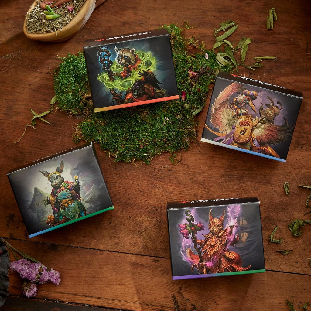 Magic Tree Centerpiece Magic: The Gathering Bloomburrow Commander Deck Bundle - 4 Decks ...