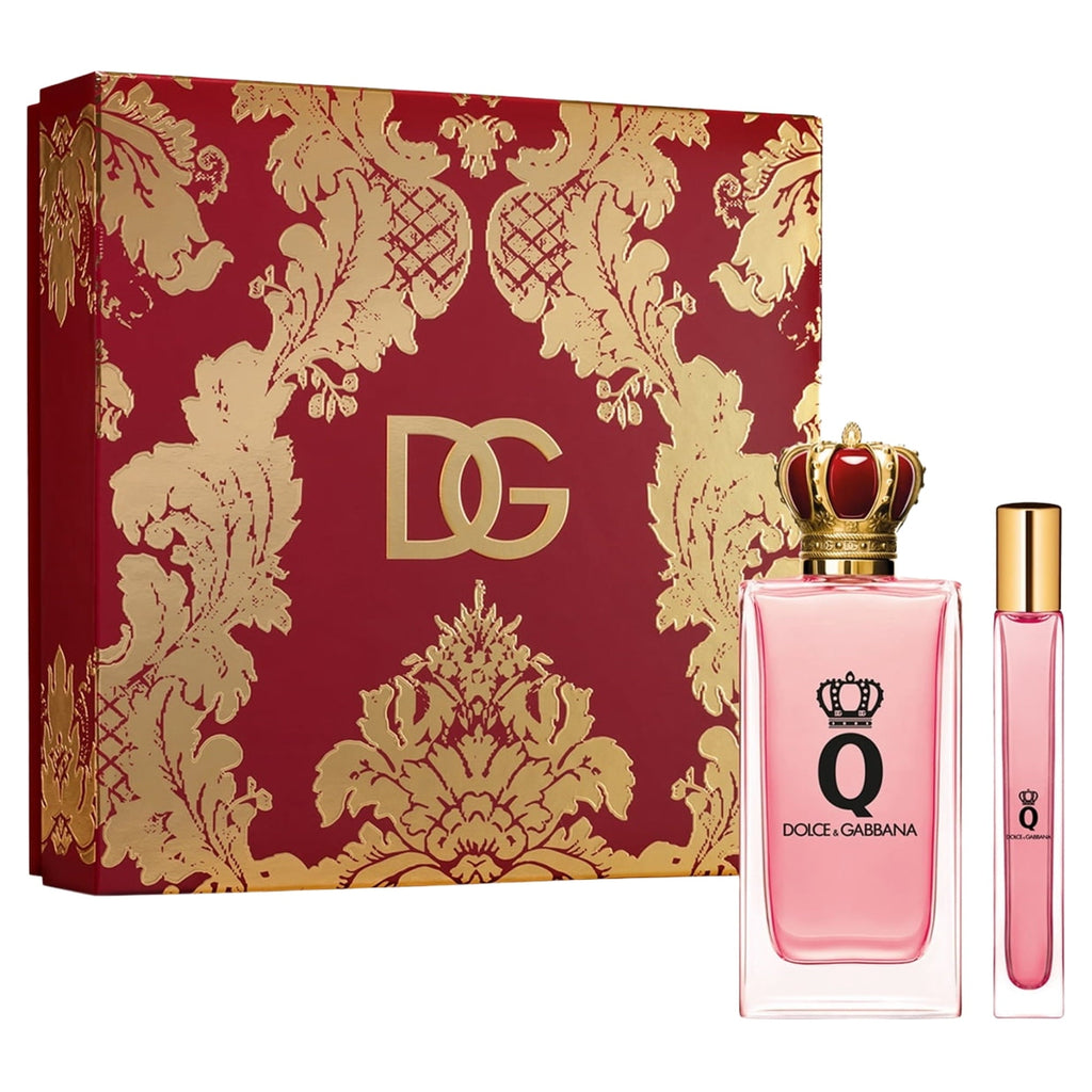 Q by Dolce and Gabbana for Women - 2 Pc Gift Set 3.3oz EDP Spray, 0.33oz EDP Spray