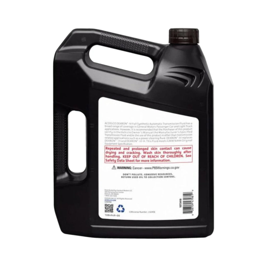 ACDelco 10-9244 Dexron-VI Multi-vehicle Synthetic Automatic Transmission Fluid, 1 Gallon