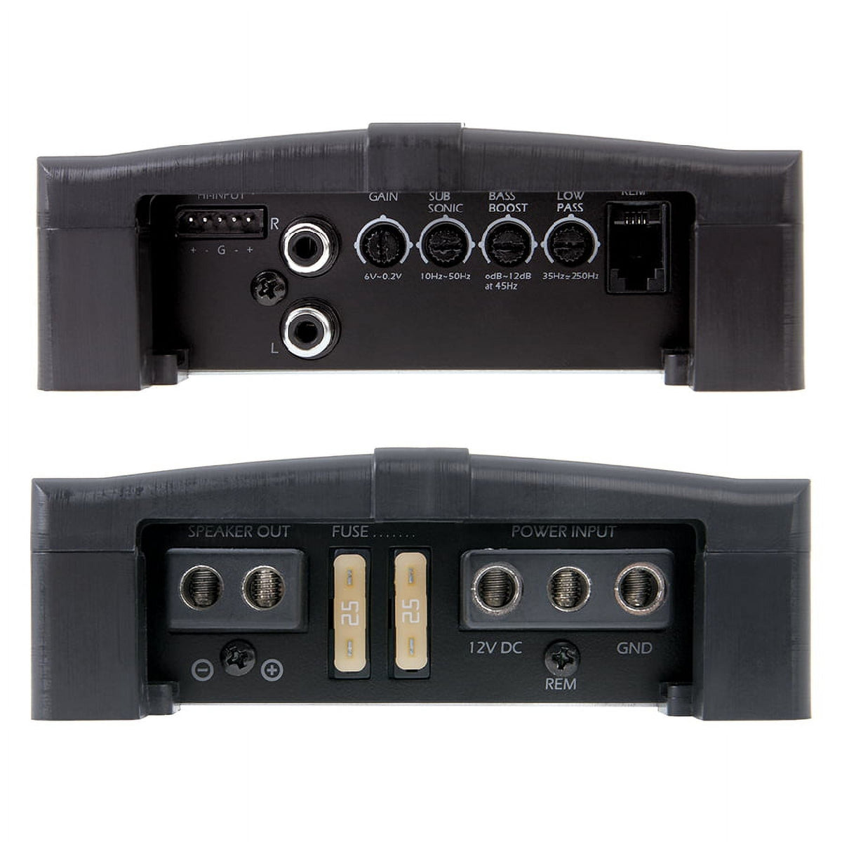 Power Acoustik 2 Ohm 2,500 Watt Max Subwoofer Amplifier (Model: RZR1-2500D)
