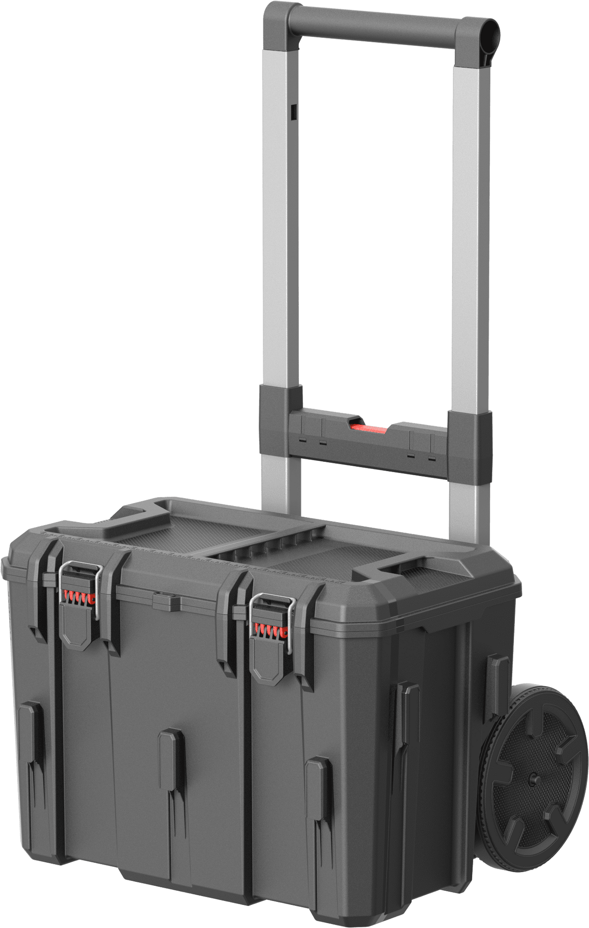 Hyper Tough Hyper Stack 3-Piece Modular Rolling Toolbox System, Black