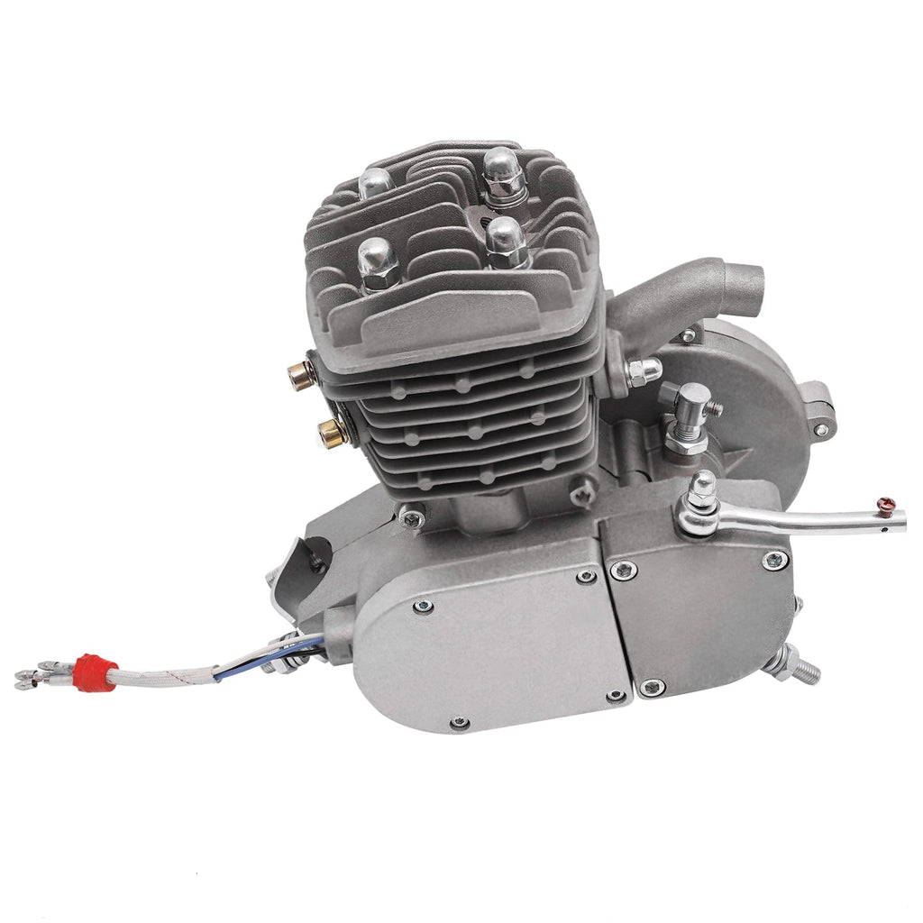 ChicHomey 80cc 2-Stroke Bicycle Engine,1.85kw 5500 RPM Gas Motor with CDI Ignition, for 26-28" V-Frame Bikes