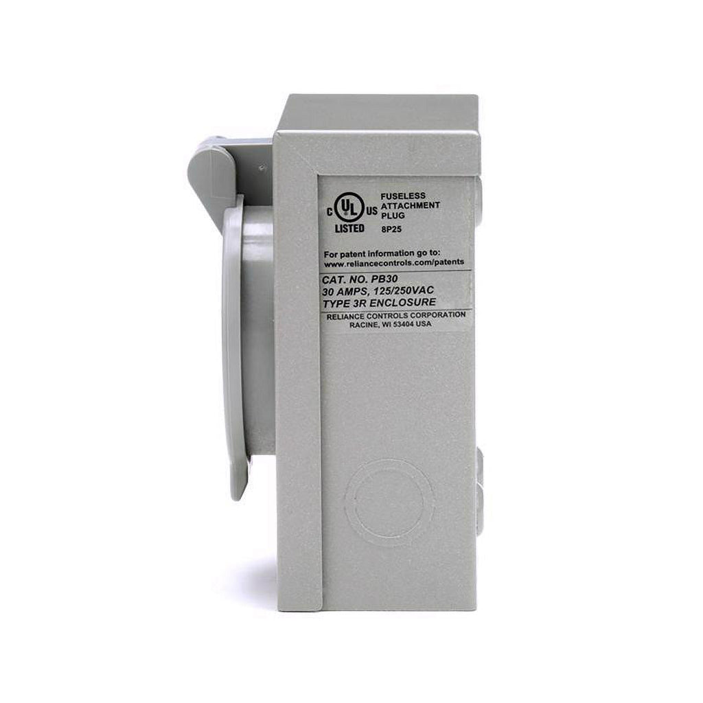 Outdoor Power Inlet Box,30 Amps PB30