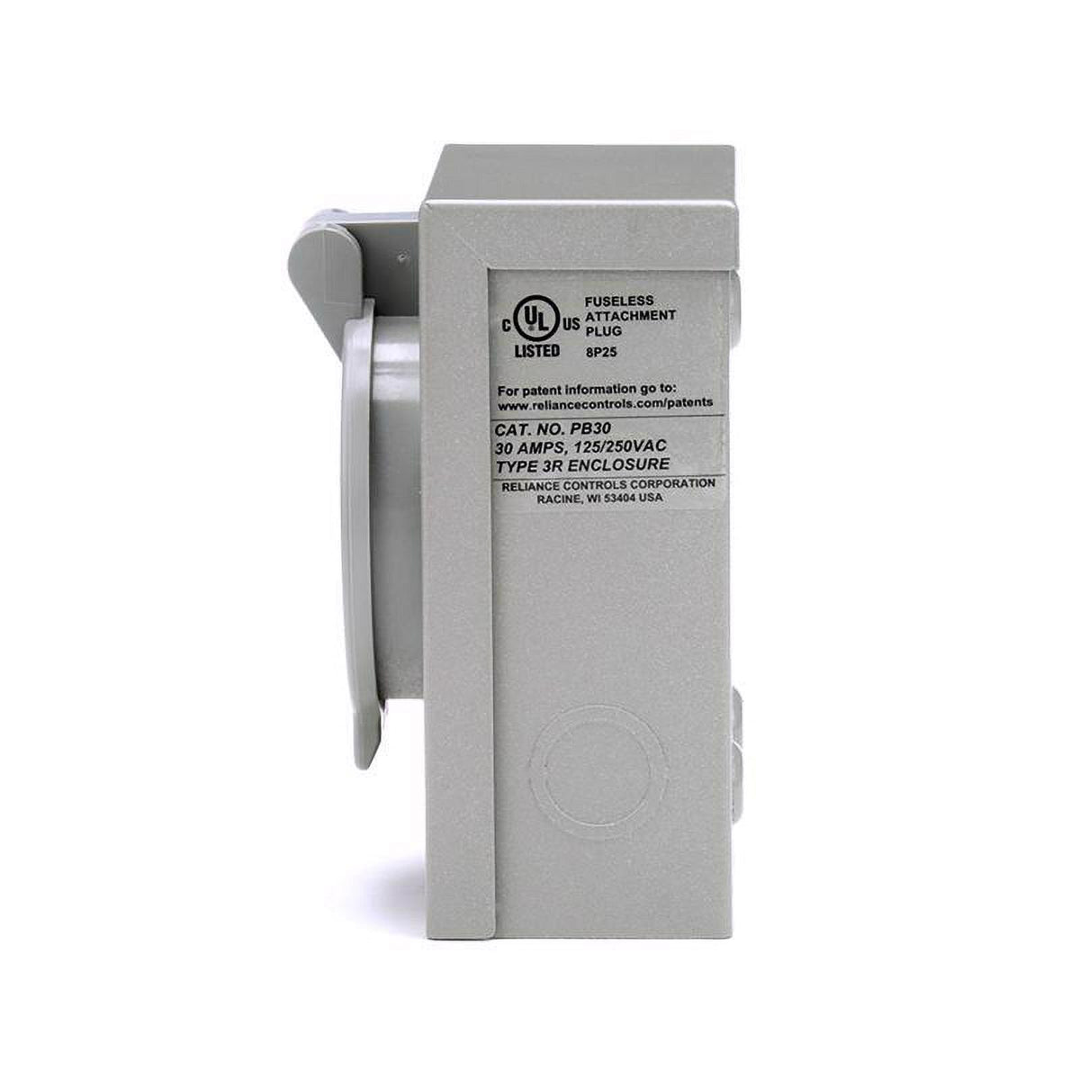 Outdoor Power Inlet Box,30 Amps PB30