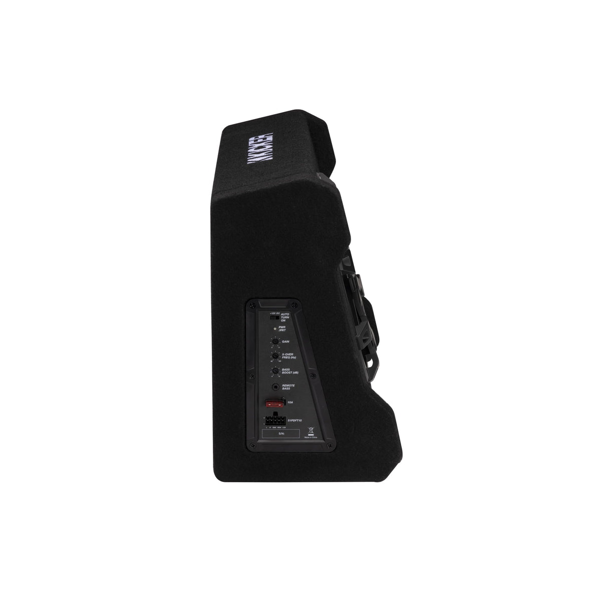 Kicker Powered Car Subwoofer 10 Inch Subwoofer Wedge-Shaped