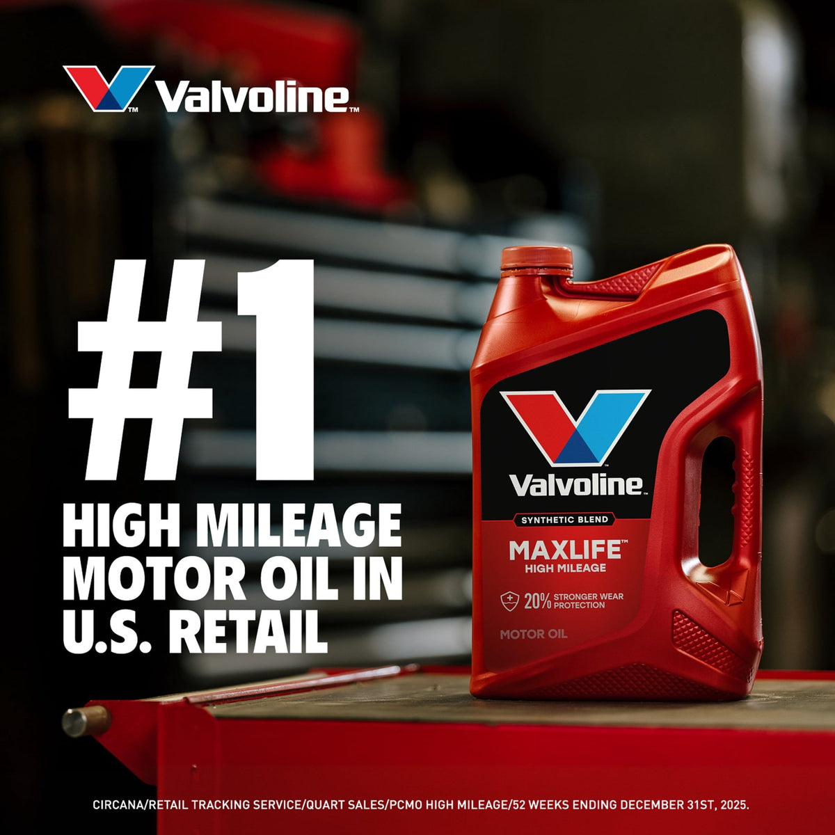 3 pack) Valvoline MaxLife High Mileage 10W-30 Synthetic Blend Motor Oil 5 Quart