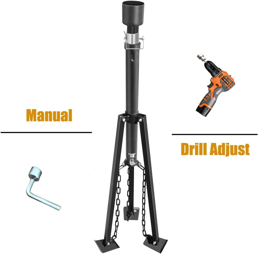 King Pin Tripod Stabilizer Jack for 5th Wheel Trailer Rv