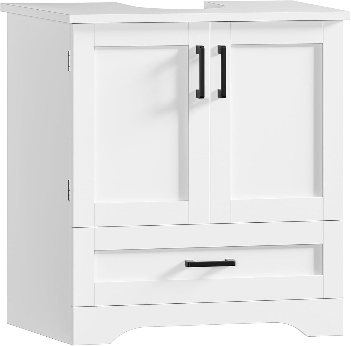 24"Pedestal Sink Storage Cabinet with 2 Doors & 1 Drawer