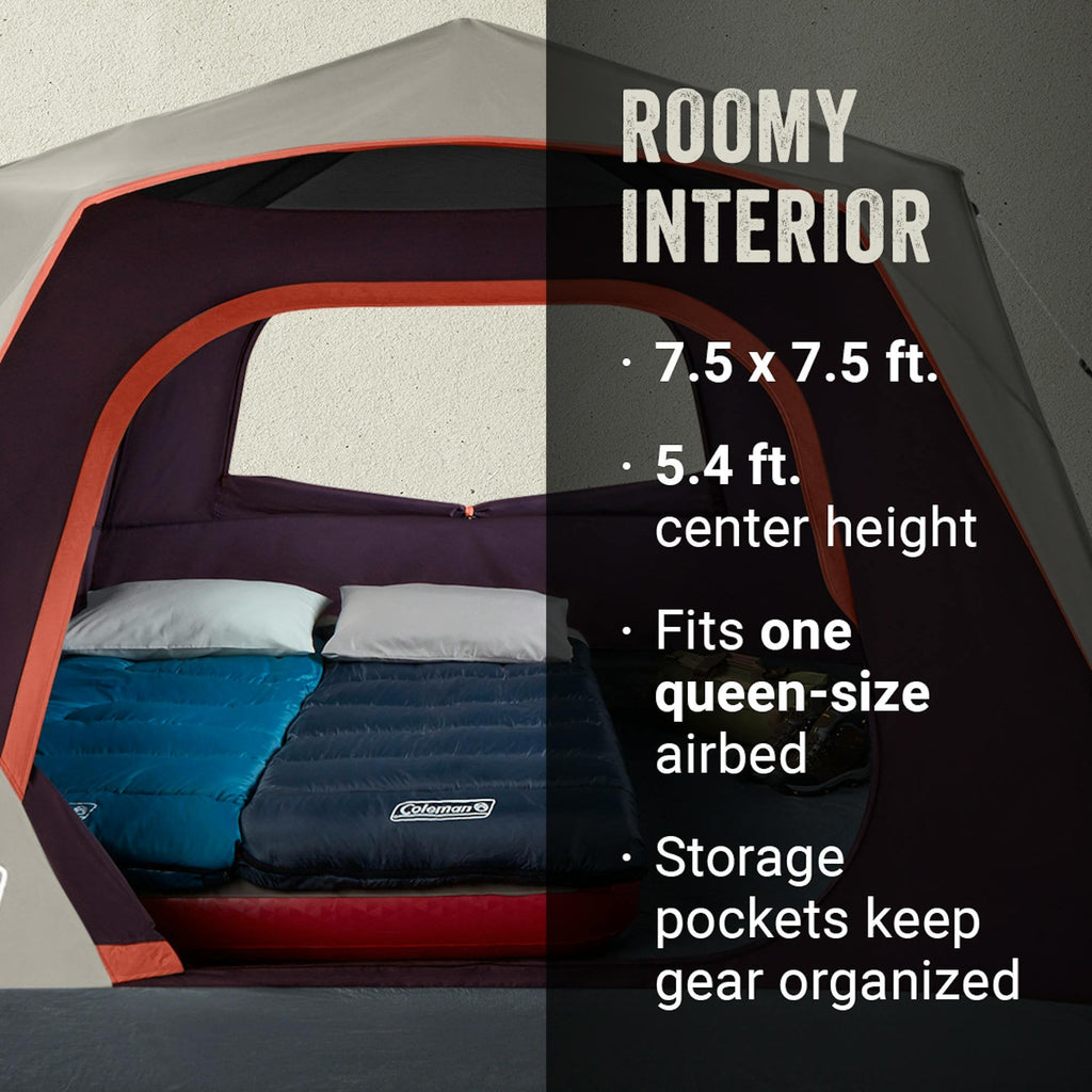 Coleman Skylodge™ 4-Person Instant Camping Tent, Blackberry