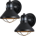 2 Pack Dusk to Dawn Motion Sensor Outdoor LED Wall Light Fixture