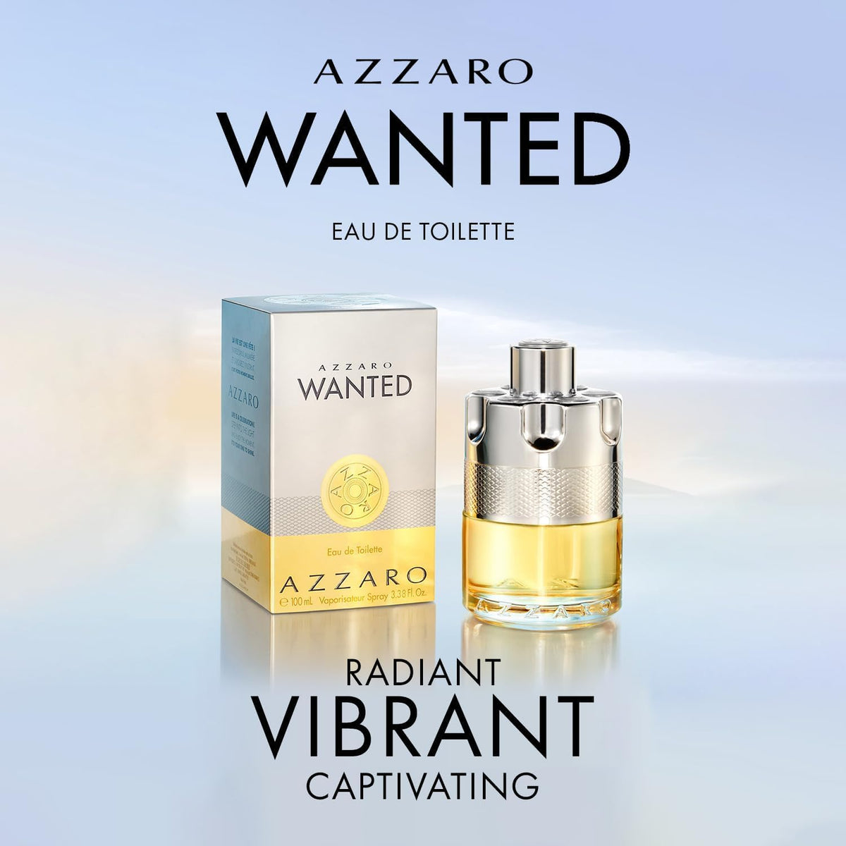 Azzaro Wanted Eau de Toilette Woody Citrus Men's Cologne - 3.3 Fl Oz