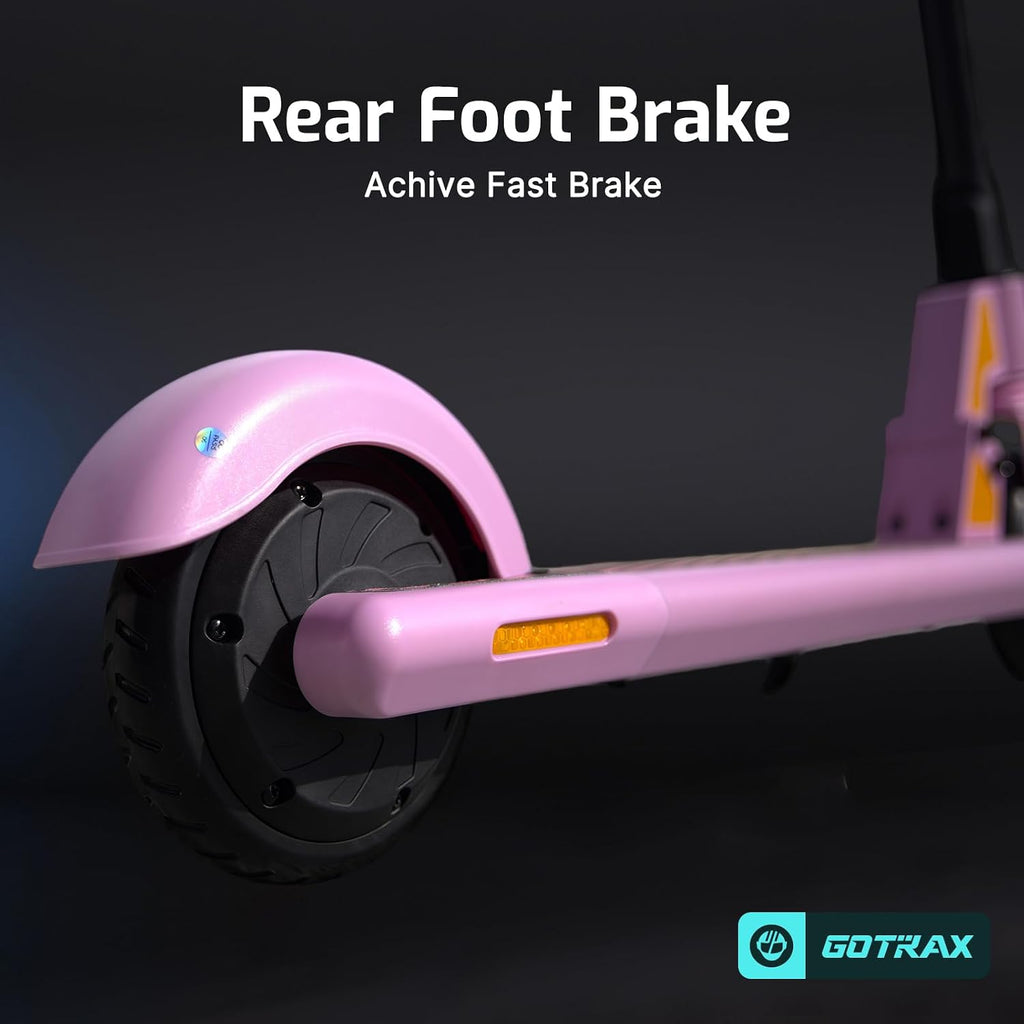 Gotrax Electric Scooter for Kids 6-12, Max 3.75 Mile & 7.5Mph,Thumb Control