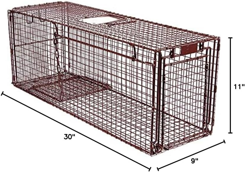 Tru Catch 30LTD Humane Live Animal Trap - Easy & Safe Catch & Release for Cats, Rabbits, & Other Small Animals - Durable Light Duty TNR - (30" L x
