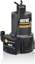 WAYNE EEAUP250 1/4 HP Reinforced Thermoplastic Submersible Multi-Use Pump, Black