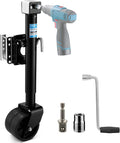 Kohree 2000 lbs Trailer Jack, Dual Wheel, 20-24V Cordless Drill Compatible