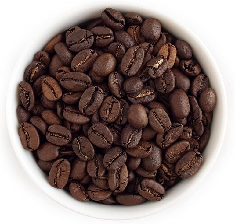 Fresh Roasted Coffee, Organic White Knight Whole Bean Coffee, Light Roast, USDA Organic, Kosher, 5 lb (80 oz)