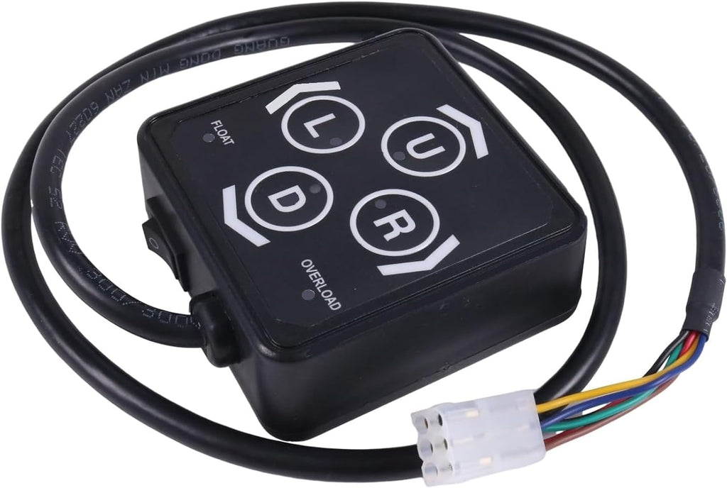 6 Plugs Membrane Switch Snow Plow Touch Pad Controller 22154 22690 56462 Compatible with Meyer E47 E57 E60 Snow Plows for Buyers 1306083 1306901