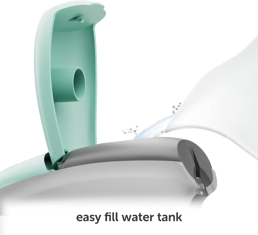 oliso M3Pro Project Mini Steam Iron - Sewing, Quilting, Travel - Aqua