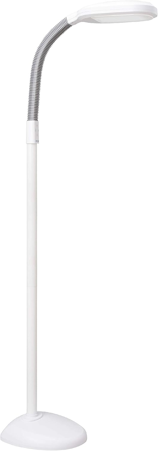 Verilux SmartLight Full Spectrum LED Floor Lamp with Adjustable Brightness