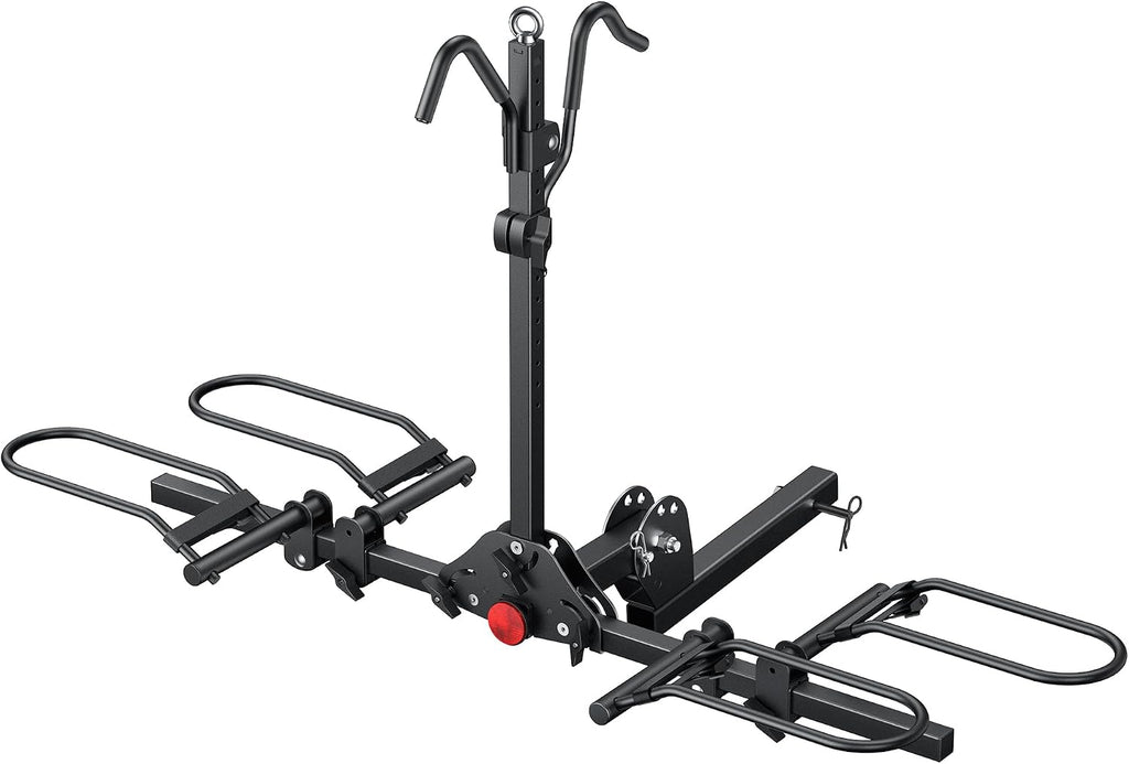 Young 200 lbs 2-Bike Rack Hitch Mount for Car SUV, 2" Receiver, Easy Fold
