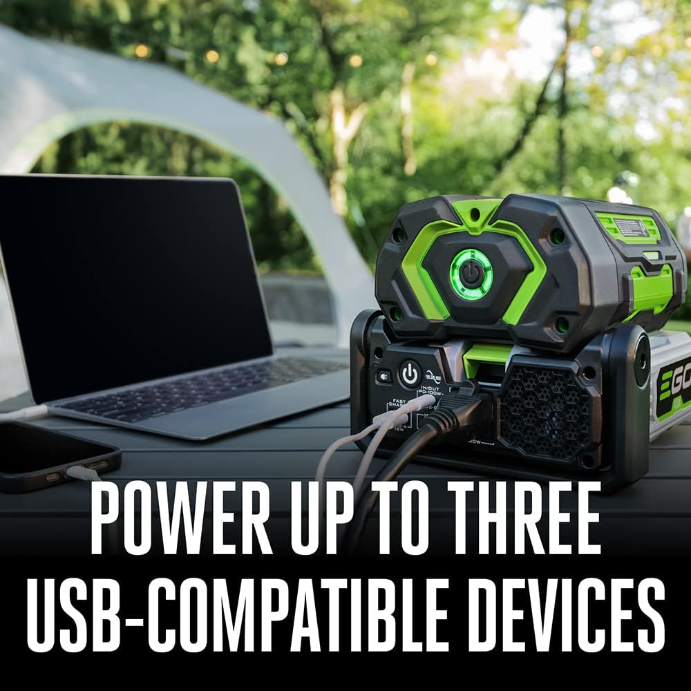 EGO POWER+ Portable Inverter, 400W, Power Inverter Generator, Quiet. Battery and Charger Not Included - PAD5000