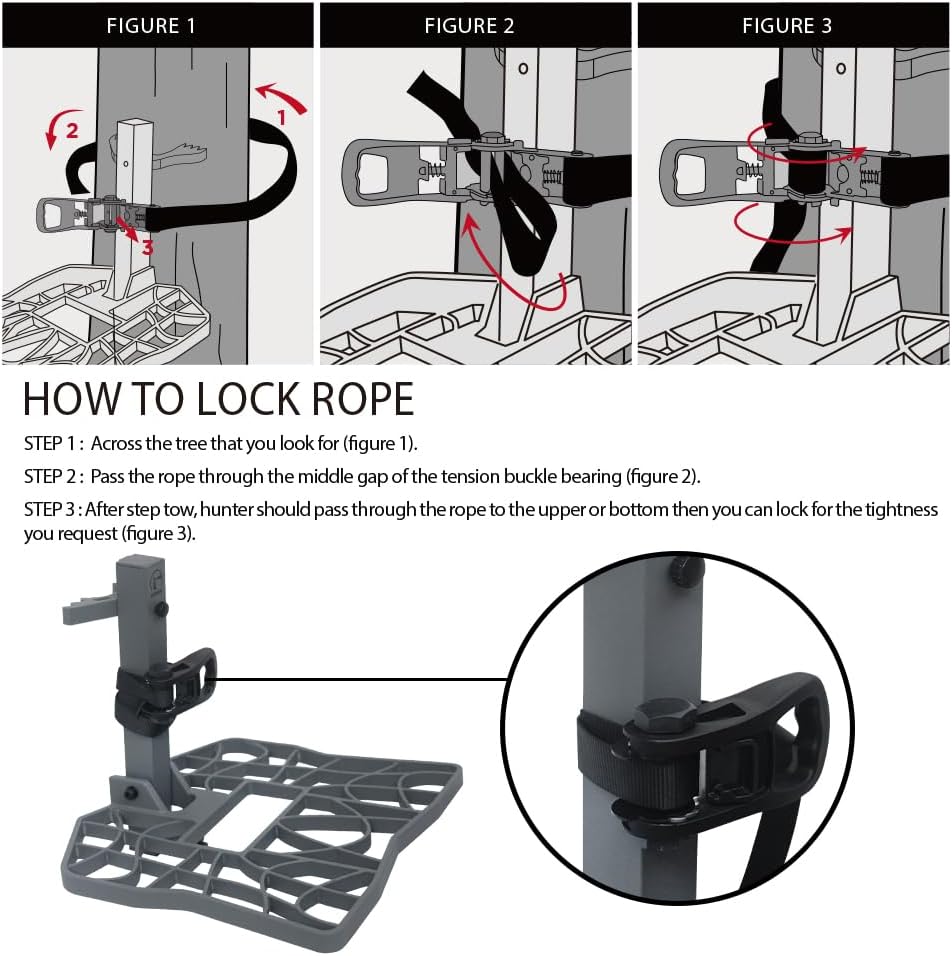 Aluminum Tree Hunting Saddle Platform Tree Saddle Hunting System