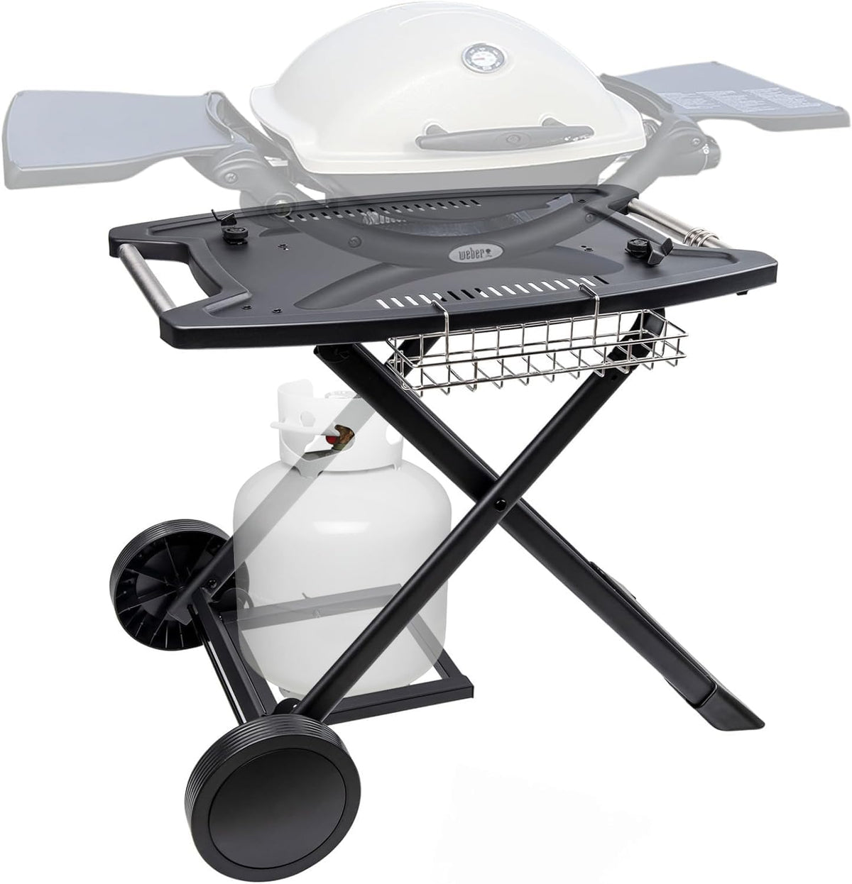 Portable Grill Cart for Weber Q1200, Q1000, Q2200, Q2000