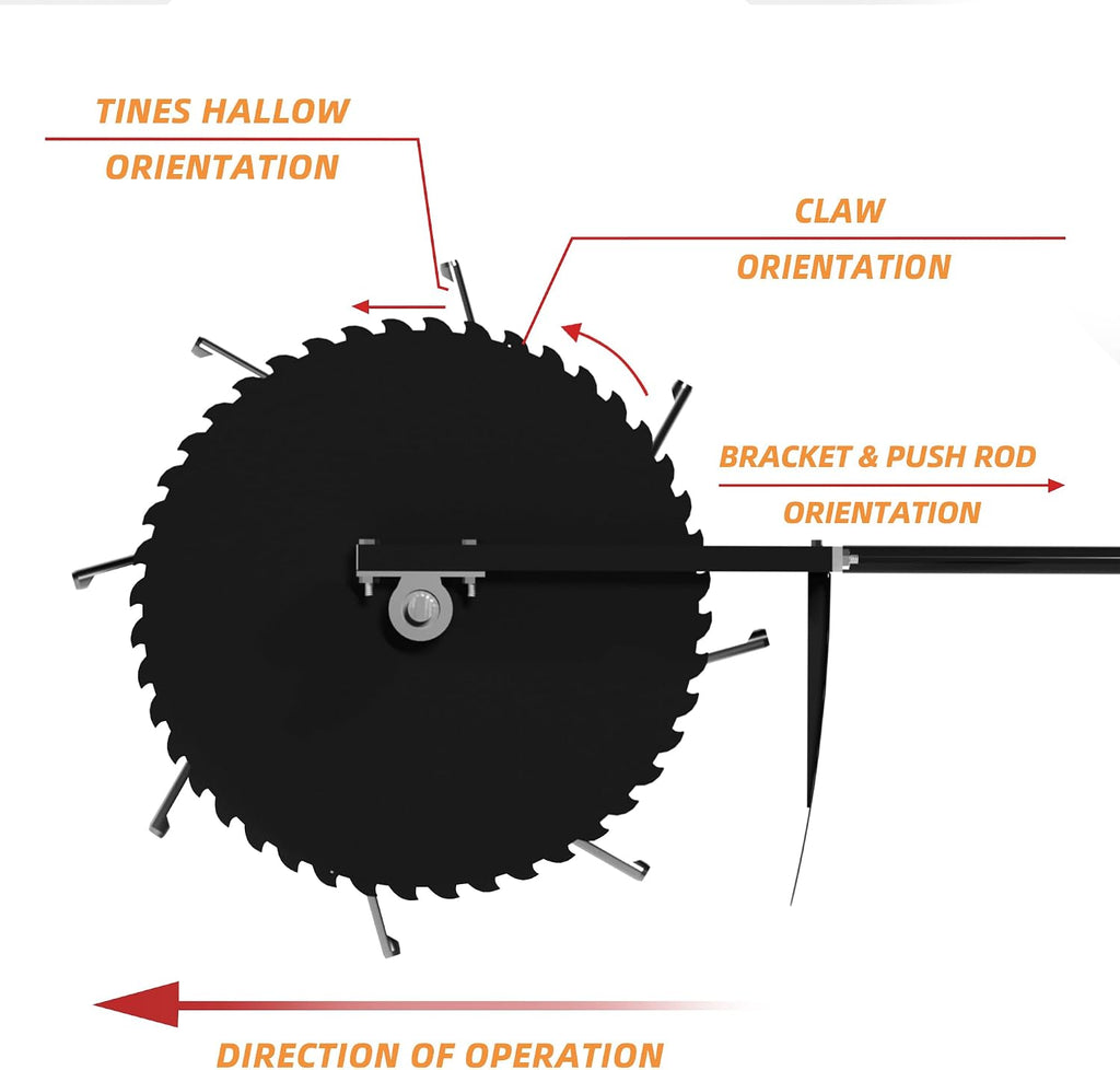 Patented Rolling Lawn Aerator Manual Coring Tool Compacted Soil Loosening