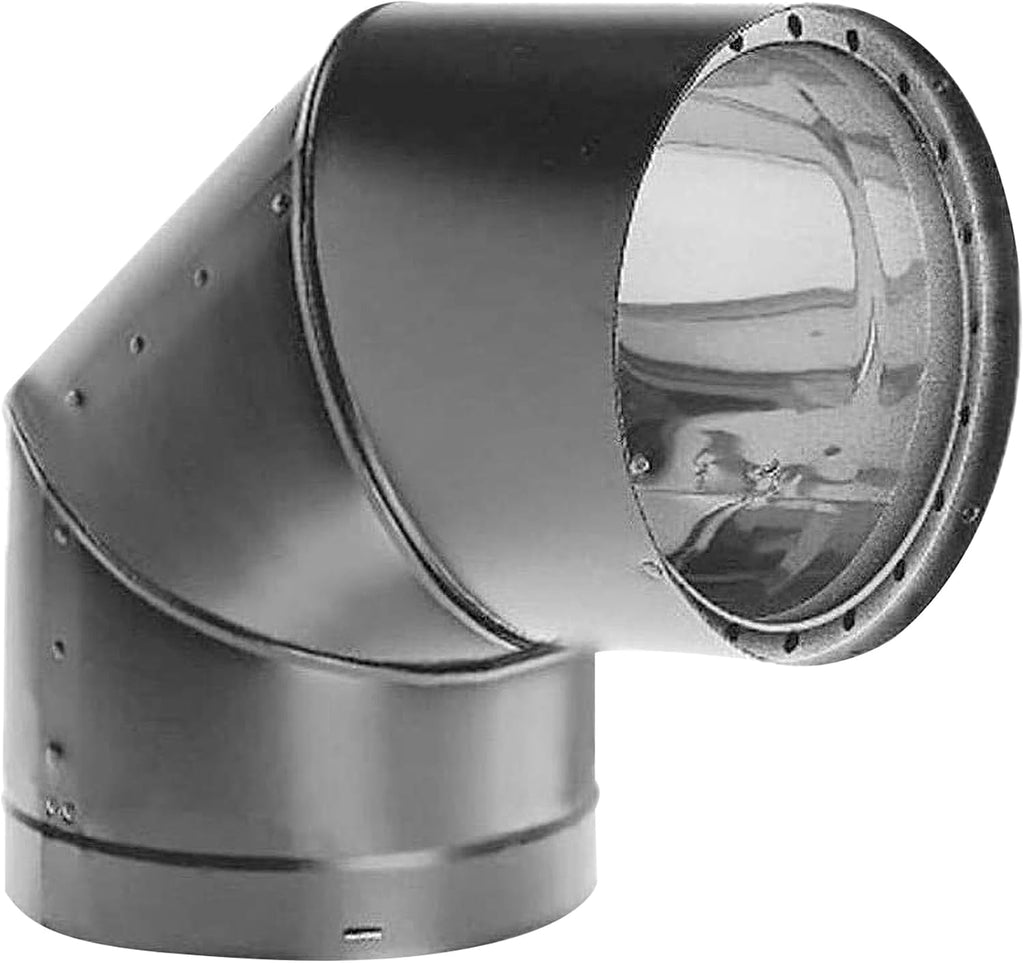 DuraVent Double-Wall Stovepipe DVL 6" Diameter 90 Degree Adjustable Elbow