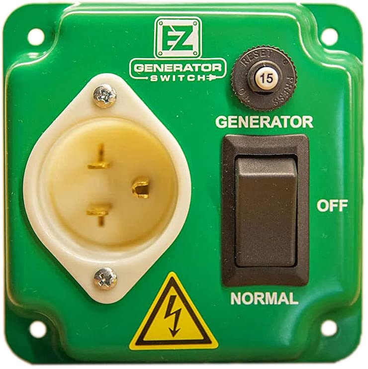 The Original EZ GENERATOR SWITCH - Patented, UL/CSA Approved Manual Transfer Switch - Made in the USA