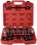 27 Pcs Universal Press & Pull Sleeve Kit Bush Bearing Removal Insertion Tool Set