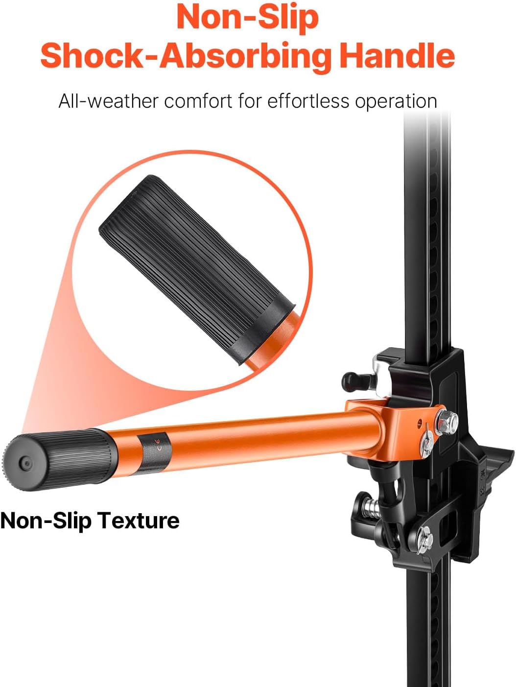 VEVOR Farm Jack, 33" Utility High Lift Farm Jack, 3.18 Ton (7,000 lbs) Capacity Ratcheting Off Road Utility Jacks, Heavy-Duty Lift Jacks with 5.12"