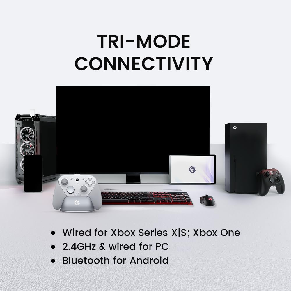 GameSir G7 Pro Wired Controller for Xbox Series X|S, Xbox One, Wireless Gamepad for PC&Android with TMR Sticks, Hall Effect Analog Triggers, 1000Hz