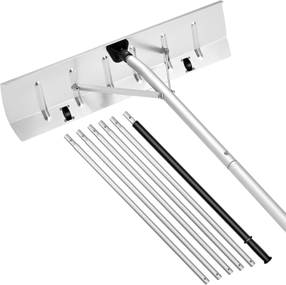 VEVOR Snow Roof Rake, 26 in Aluminum Blade Snow Removal Tool