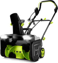 Corded Snow Blower:15A Motor, 20-Inch Electric Snow Blower, Electric Snow Shovel with 25ft Throwing Distance, Dual LED Lights, 3300rpm Snow Thrower