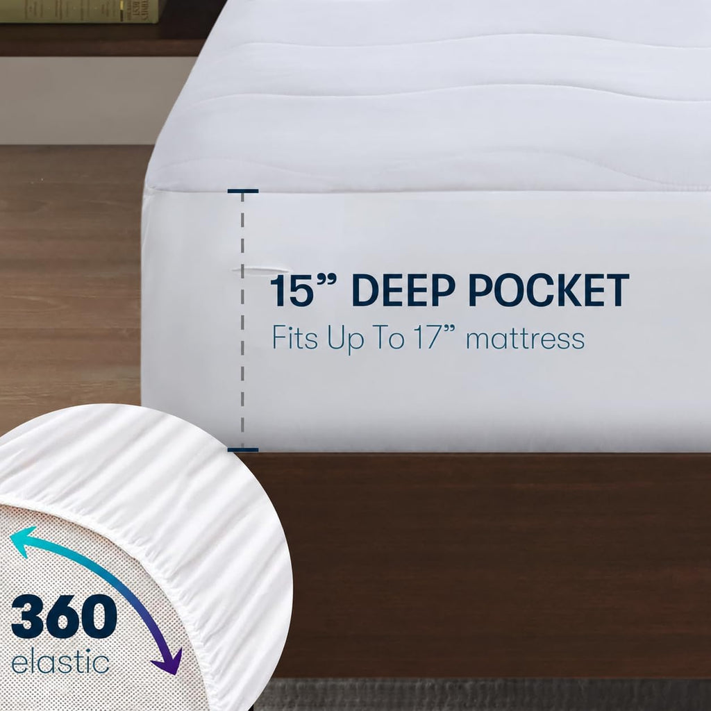 Serta Heated Mattress Pad with Deep Pocket & Dual Controller Queen