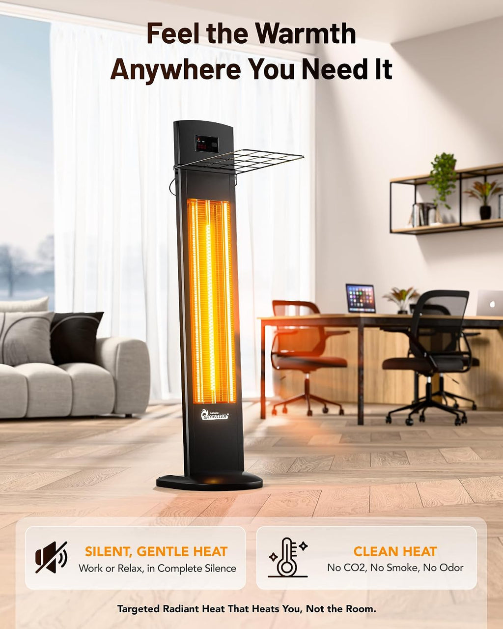 DR. INFRARED HEATER 1500W Portable Infrared Indoor and Outdoor Space Heater