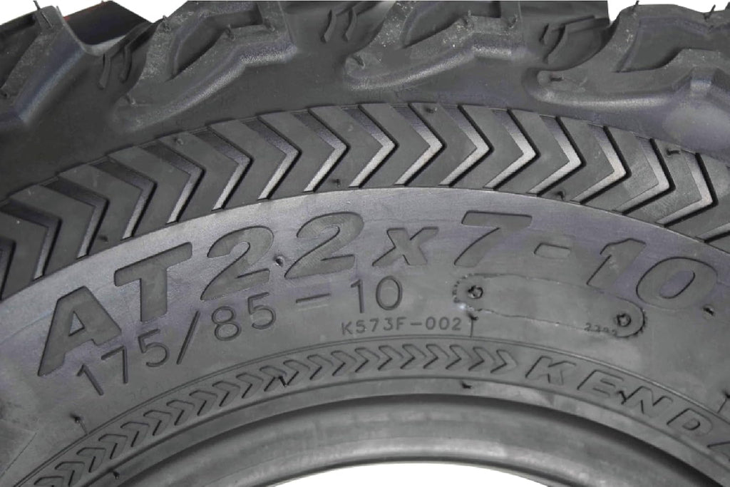 Kenda Bearclaw EX K573-22x7-10 Front ATV/UTV Tires 6-Ply 22x7x10 (2 pk)