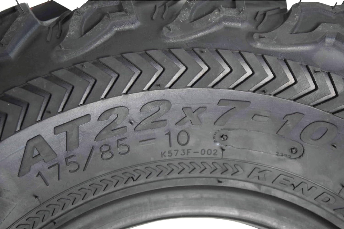 Kenda Bearclaw EX K573-22x7-10 Front ATV/UTV Tires 6-Ply 22x7x10 (2 pk)