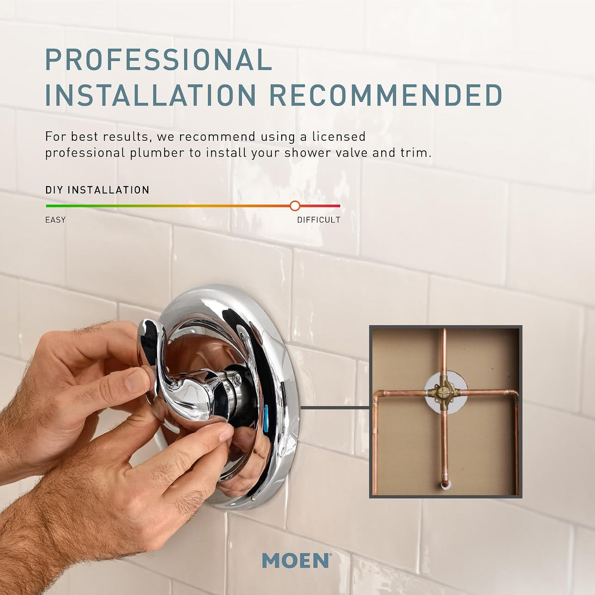 Moen M-CORE 2/3-Function Transfer Mixing Valve, CC/IPS Connections, U232CIS