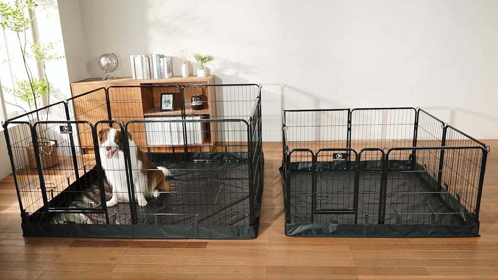 Puppy Playpen Plus Storage Bag with Bottom, 8 Panels 31.3" H