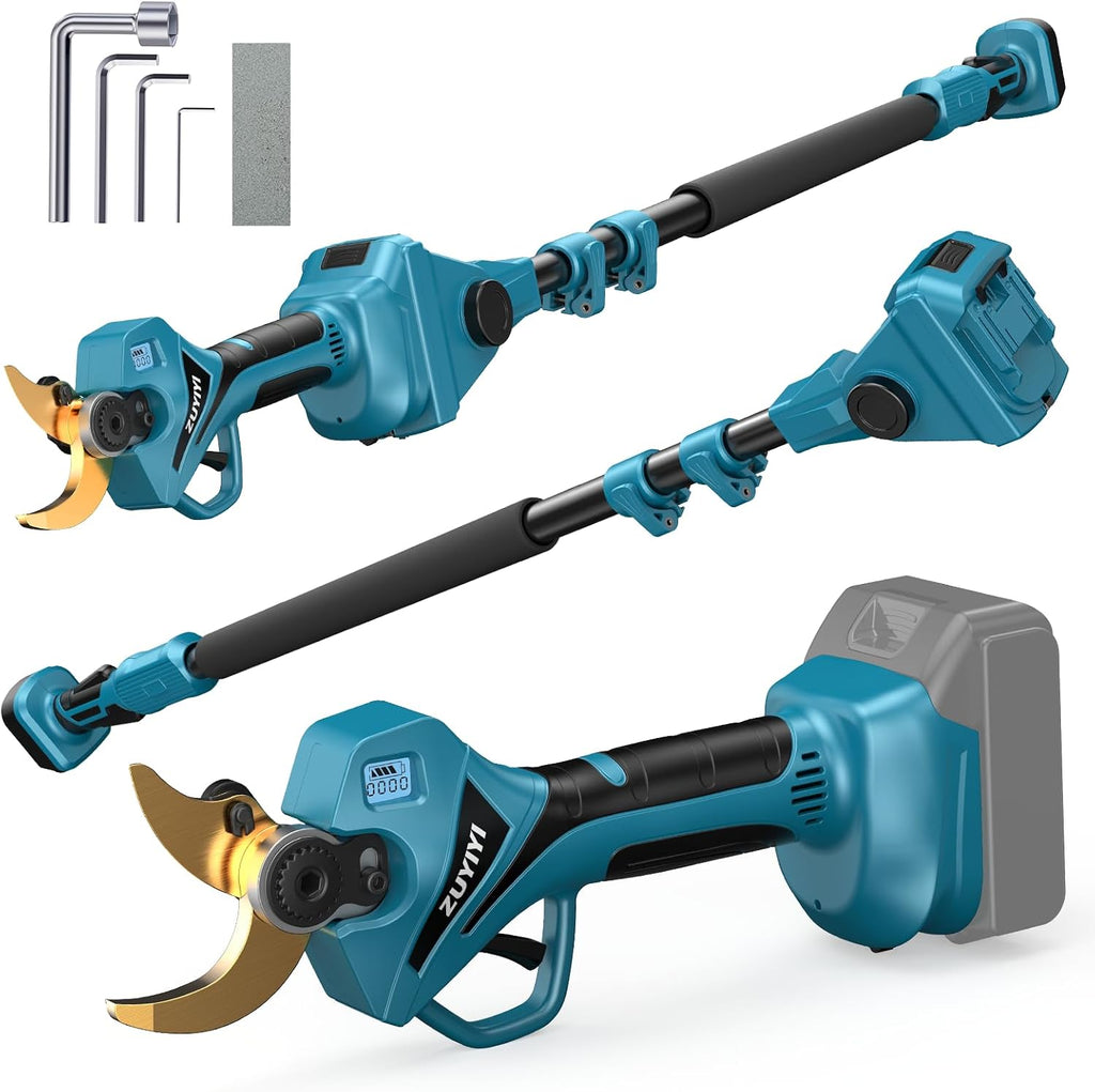 Cordless Pole Pruner for Makita 18V Battery, Electric Pruning Shears