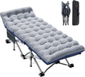 ABORON Camping Cot for Adults, 28 in Wide Folding Bed with Mattress