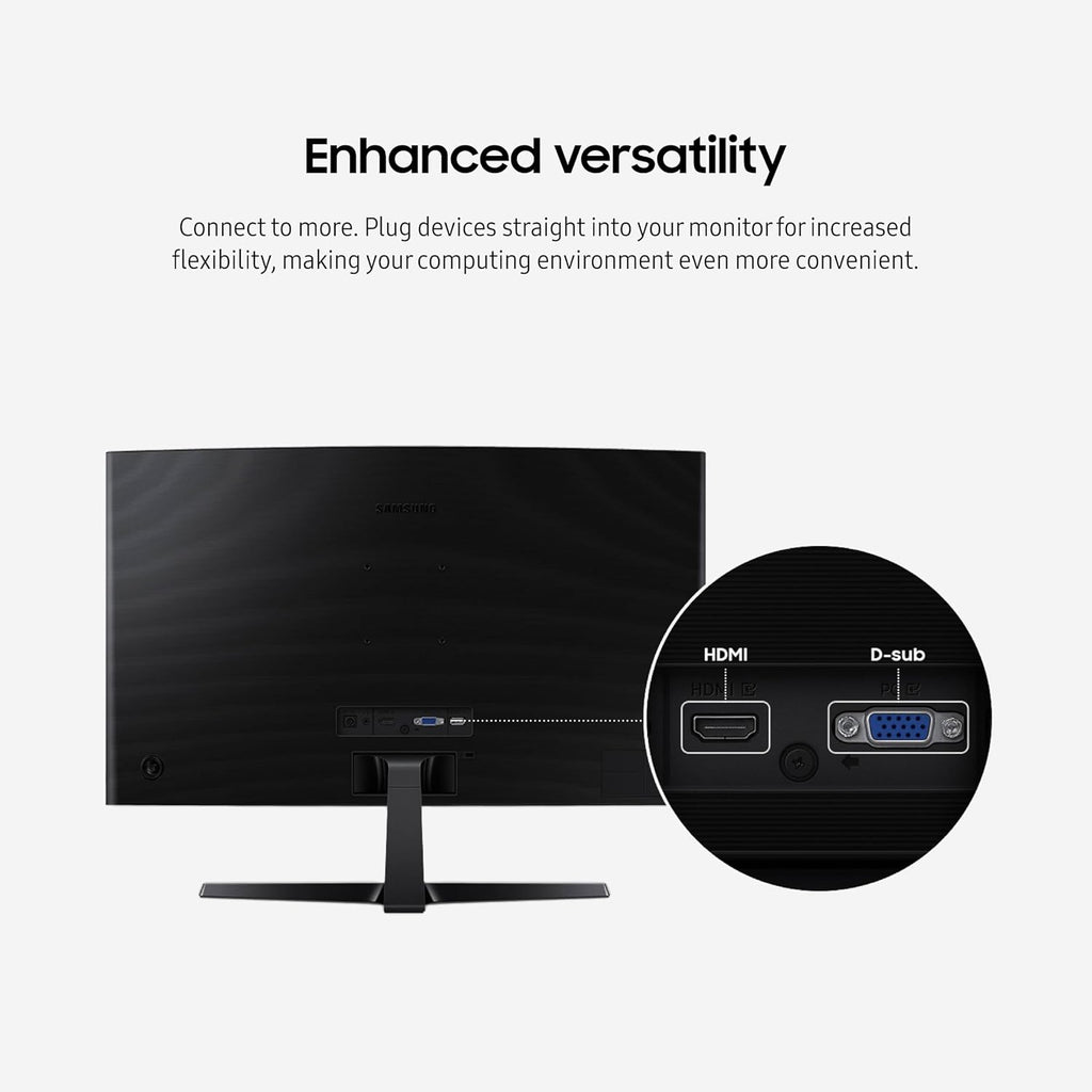 Samsung 27" Essential S3 (S36GD) Series FHD 1800R Curved Computer Monitor