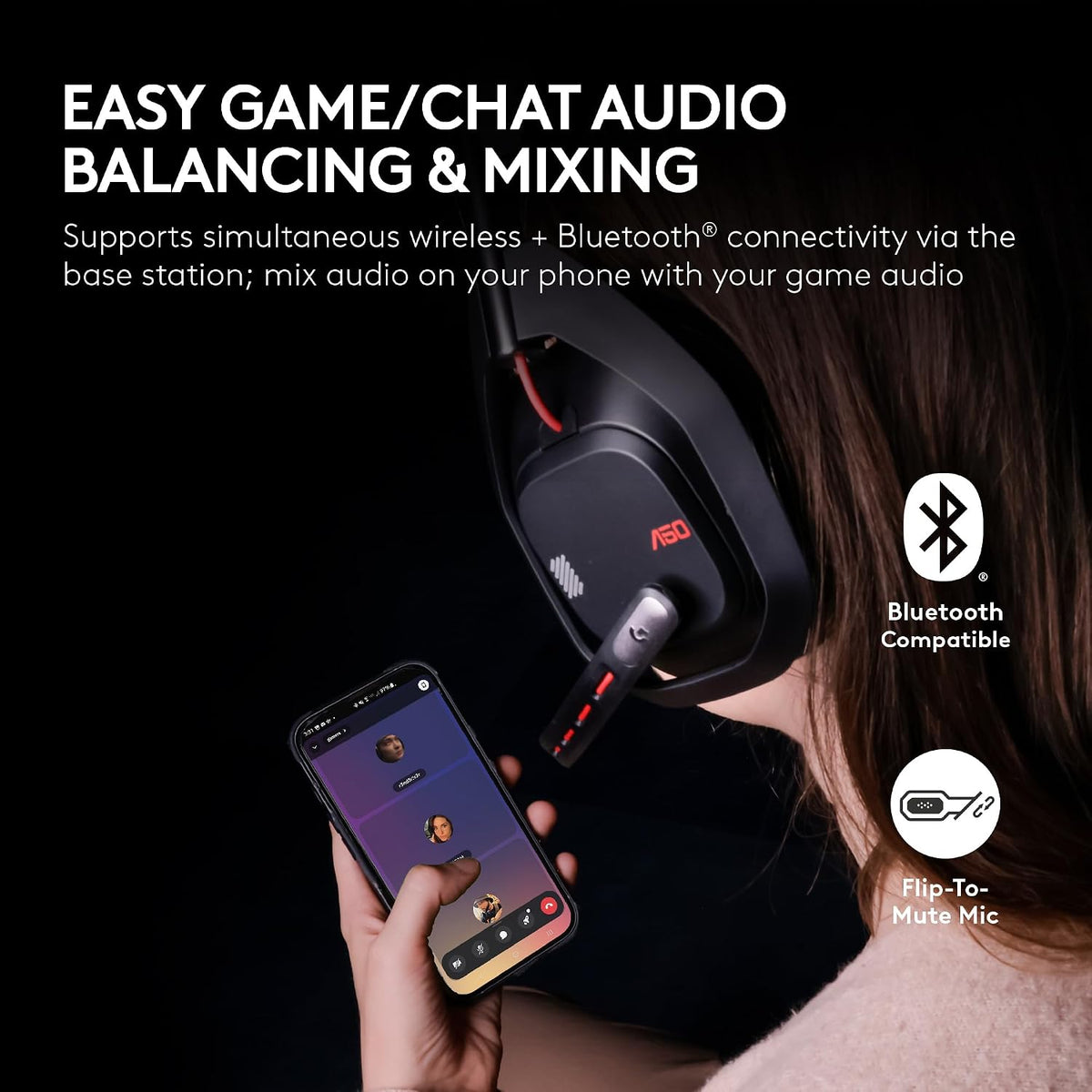 Logitech G Astro A50 Multi-Platform Wireless Gaming Headset - Black