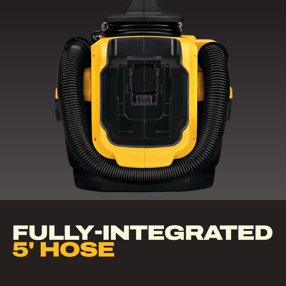 DEWALT 20V MAX Shop Vacuum Wet and Dry, Shop Vac 2 Gallon, Cordless and Corded Wet Dry Vacuum Cleaner, Wide Nozzle, Hepa Filter, Tool Only (DCV581H)