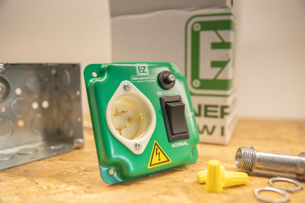 The Original EZ GENERATOR SWITCH - Patented, UL/CSA Approved Manual Transfer Switch - Made in the USA