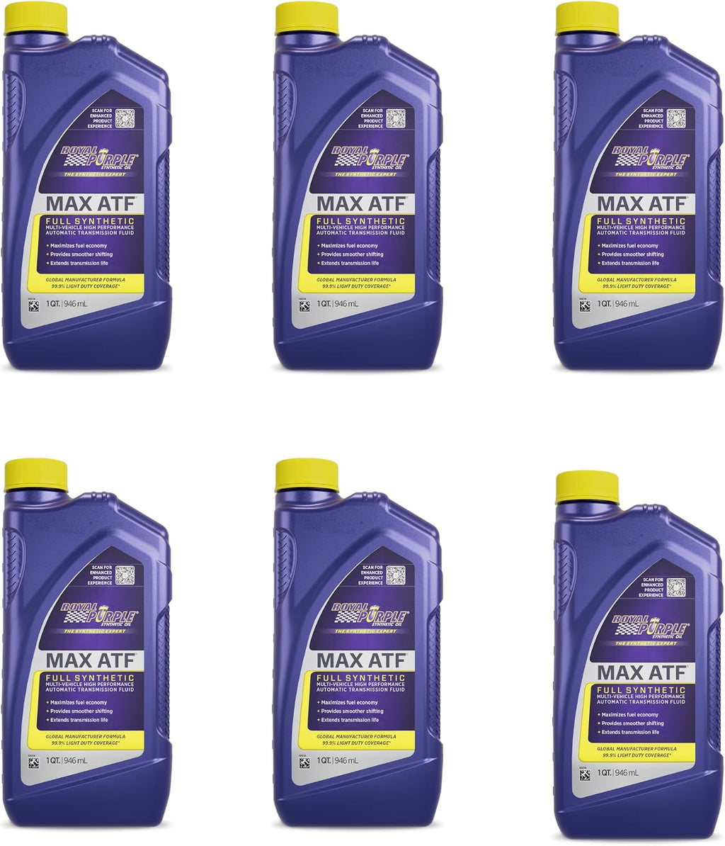 Royal Purple 06320-6PK Max ATF High Performance Synthetic Automatic Transmission Fluid - 1 qt. (Case of 6)